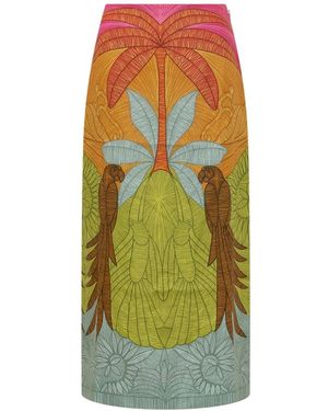 FARM Rio Pencil Skirts - Green