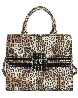 Gaelle Paris Tassen ,Bruin ,Maxi Shopper - Zwart