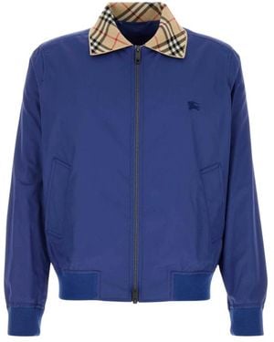 Burberry Katoenen Bomberjack - Blauw