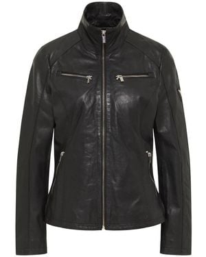 carlo colucci Leather Jackets - Black