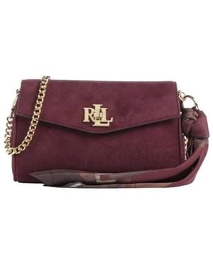 Ralph Lauren Tassen ,Rood ,Urban Belting Cross Body Bag - Paars