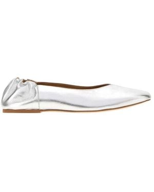 A.P.C. Schoenen ,Grijs ,Leer Juliet Ballet Flats - Wit