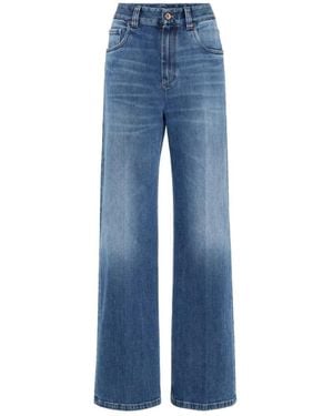 Brunello Cucinelli Contemporary Loose Jeans - Blau
