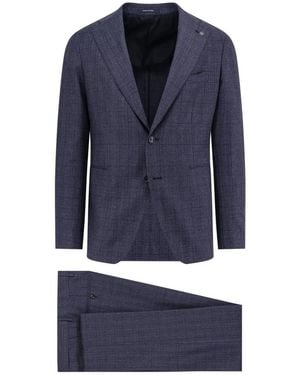 Tagliatore Vesuvio Prince Of Wales Pak - Blauw