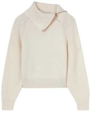 Agnona Truien & Vesten ,Wit ,Cashmere Truien