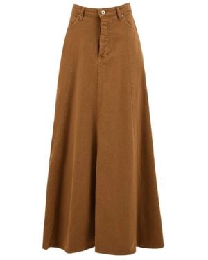 SOLOTRE Wide Jeans - Brown