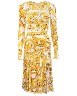 Dolce & Gabbana Midi Dresses - Metallic