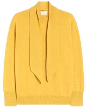 Marella Round-Neck Knitwear - Giallo