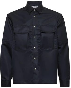D4.0 Hemdjacke Mit Abnehmbaren Ärmeln - Blau