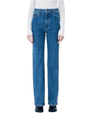 KHAITE Straight Jeans - Blue