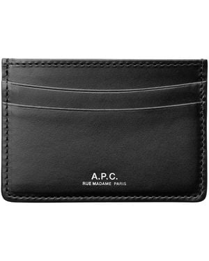 A.P.C. Wallets & Cardholders - Black