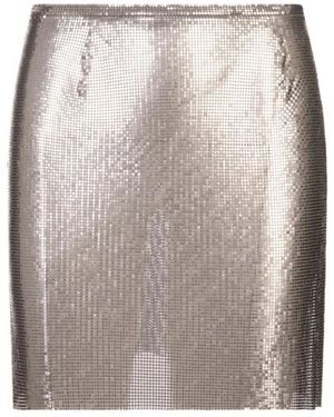 Rabanne Short Skirts - Gris