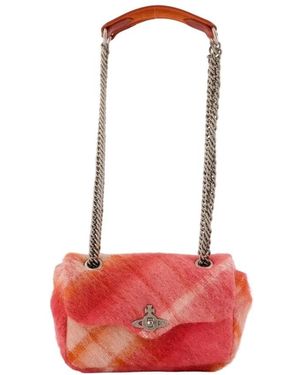 Vivienne Westwood Tassen ,Roze ,Anita Chain S Schoudertas - Rood
