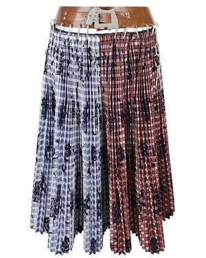 Chopova Lowena Midi Skirts - Blue