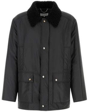 Maison Margiela Faux Fur & Shearling Jackets - Black