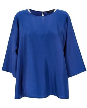 Weekend by Maxmara Seidenbluse - Blau