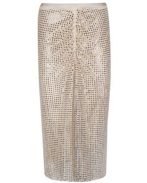 Pinko Midi Skirts - Natural
