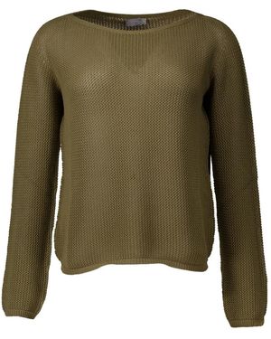 no man's land Round-Neck Knitwear - Verde