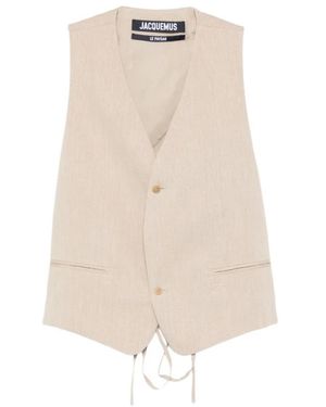 Jacquemus Paysan Vest - Naturel