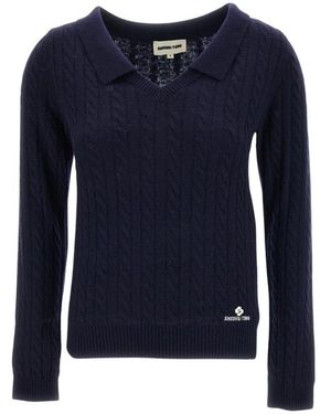 ShuShu/Tong V-Neck Knitwear - Blue