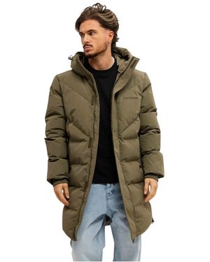 Off The Pitch Ripstop Longline Puffer - Grün