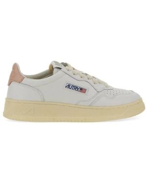 Autry Schoenen ,Roze ,Katoen Medalist Lage Sneakers