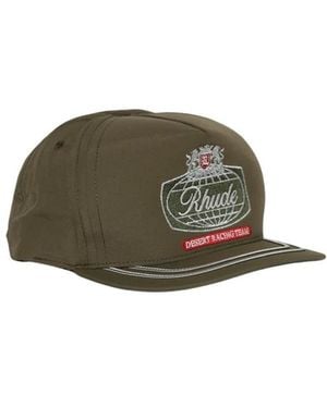 Rhude Desert Racing Team Baseballkappe Mit Stickerei - Grün
