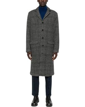Samsøe & Samsøe Single-Breasted Coats - Gray