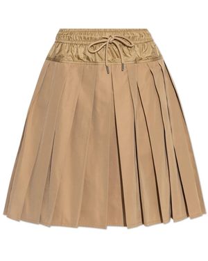 Moncler Midi Skirts - Natural