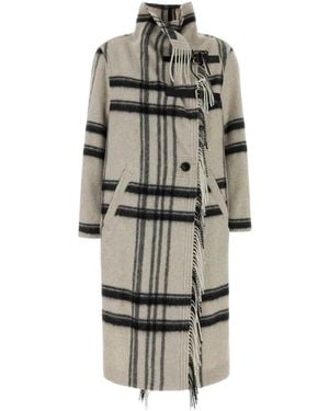 Isabel Marant Gihan Wollmantel - Grau