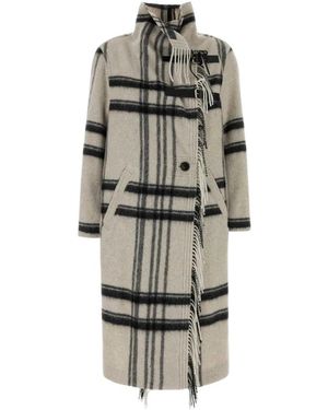 Isabel Marant Single-Breasted Coats - Grey