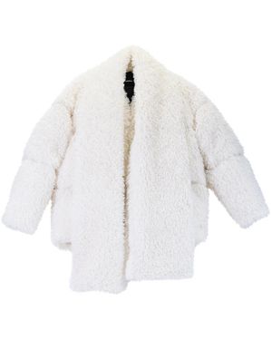 KARL LAGERFELD Faux Fur & Shearling Jackets - Bianco