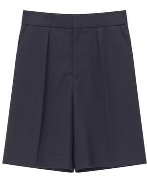 Victoria Beckham Casual Shorts - Azul