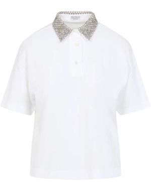 Brunello Cucinelli Polo Shirts - Bianco