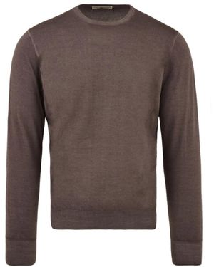 FILIPPO DE LAURENTIIS Round-Neck Knitwear - Brown