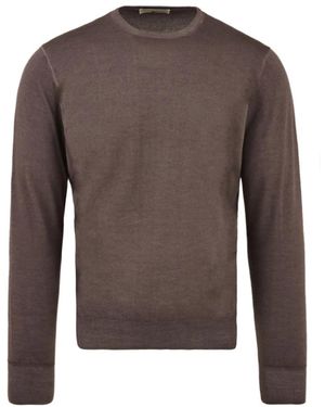 FILIPPO DE LAURENTIIS Dove grey pullover gc1ml rm16rv - Braun