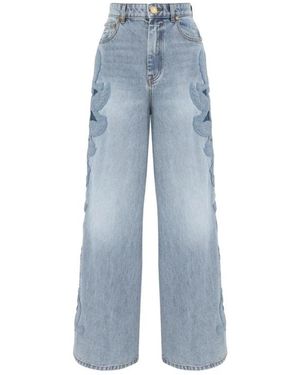 Zimmermann Alchemy Denim Cotton Jeans - Blauw