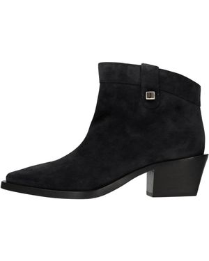 Maison Skorpios Cowboy & Biker Boots - Black