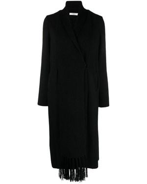 Charlott Single-Breasted Coats - Noir