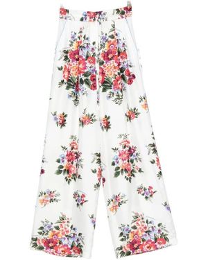 Dolce & Gabbana Wide Trousers - White