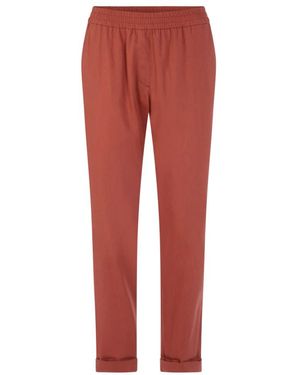 Marc Cain Cropped Trousers - Red