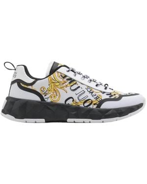 Versace Jeans Couture Bunte Low-Top-Sneaker - Braun