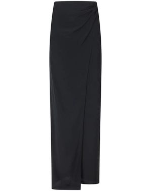 ANDAMANE Phoebe Long Skirt - Zwart