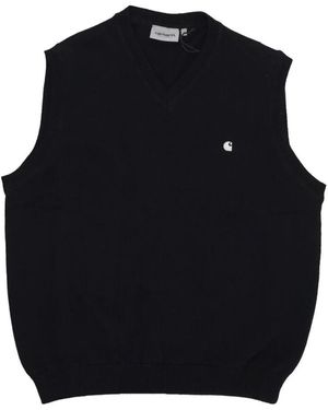 Carhartt Madison Vest Jumper Sleeveless Pullover - Black