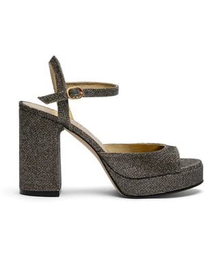 Stuart Weitzman High Heel Sandals - Grey