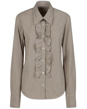 Ami Paris Shirts - Brown