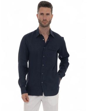 Kiton Elegantes Klassisches Hemd Für Männer - Blau