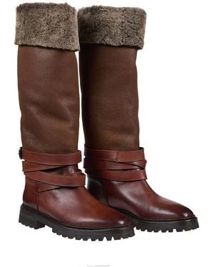 Eleventy Winter Boots - Brown