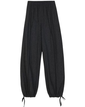 Alysi Wide Trousers - Negro