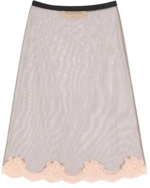 Valentino Midi Skirts - Brown